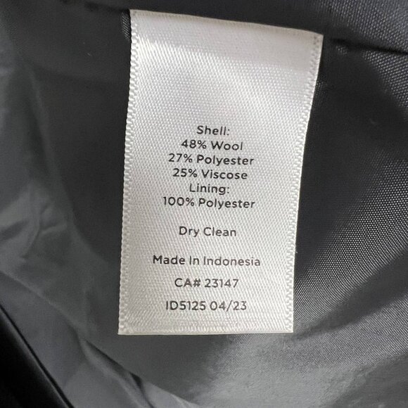 Talbots Shetland Officer Jacket in Apple Plaid wool blend academia equestrian 14 - Picture 10 of 11